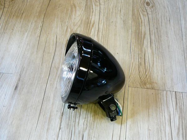 Lampe oldstyle Bobber Type2 mit geprägtem Glas